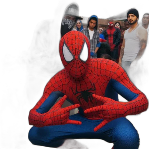 mask, concept art, 3d render, comic book art transparent PNG cut-out