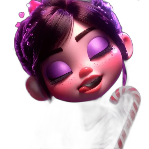 face, staff, crown, creature transparent PNG cut-out