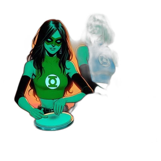 mask, comic book art, concept art, 3d render transparent PNG cut-out