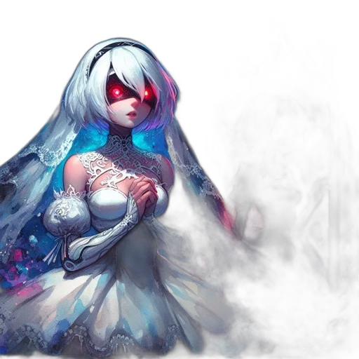 dress, mask, fantasy art, concept art transparent PNG cut-out