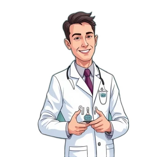 staff, cartoon, concept art, dentist transparent PNG cut-out
