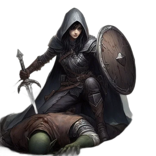 sword, weapon, staff, fantasy art transparent PNG cut-out