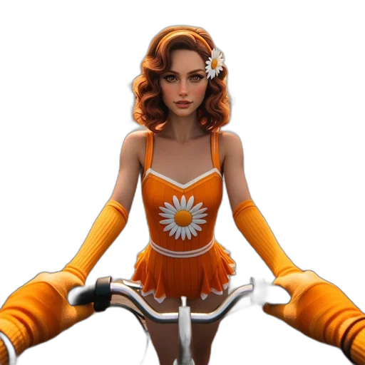 dress, staff, robot, concept art transparent PNG cut-out