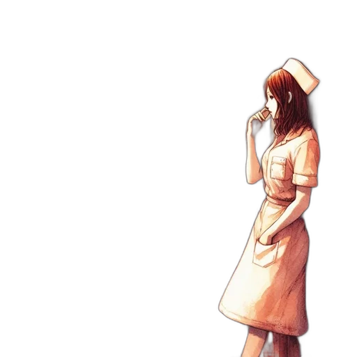 dress, staff, hat, food transparent PNG cut-out