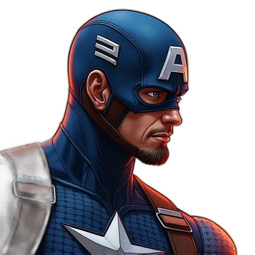 face, mask, comic book art, concept art transparent PNG cut-out