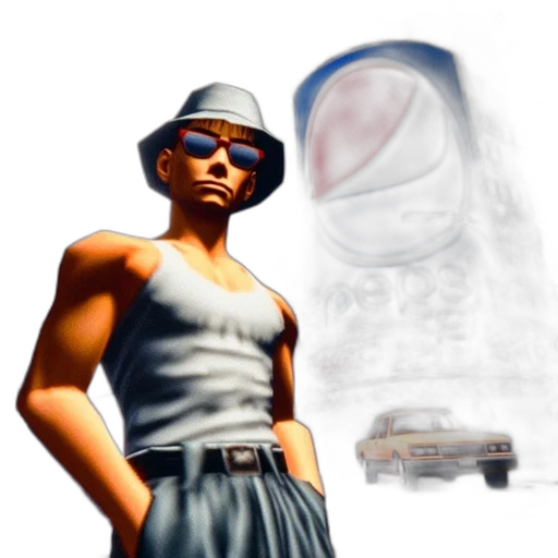car, hat, concept art, 3d render transparent PNG cut-out