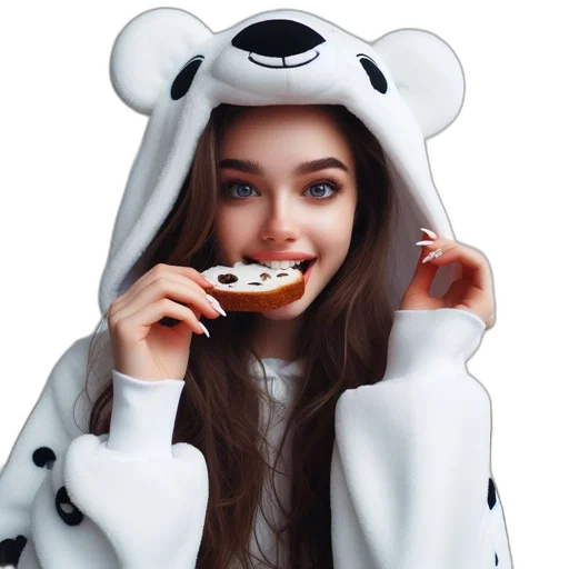food, face, jacket, animal transparent PNG cut-out