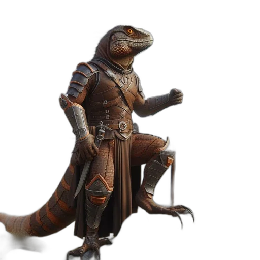 dragon, creature, animal, staff transparent PNG cut-out