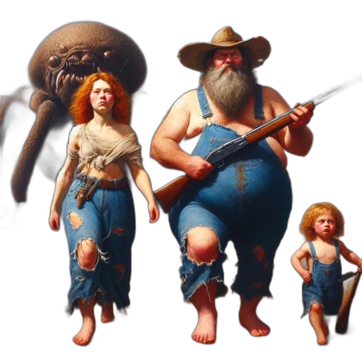 concept art, fantasy art, 3d render, pixel art transparent PNG cut-out
