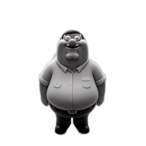 jacket, staff, robot, creature transparent PNG cut-out
