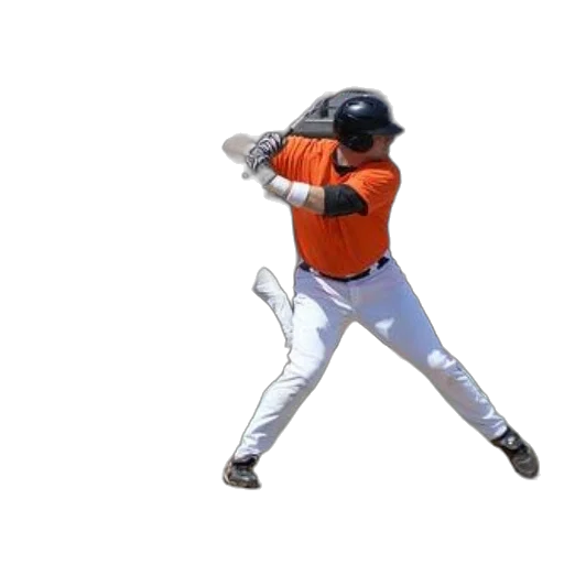 weapon, baseball, player, orange transparent PNG cut-out