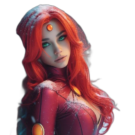 face, comic book art, concept art, fantasy art transparent PNG cut-out