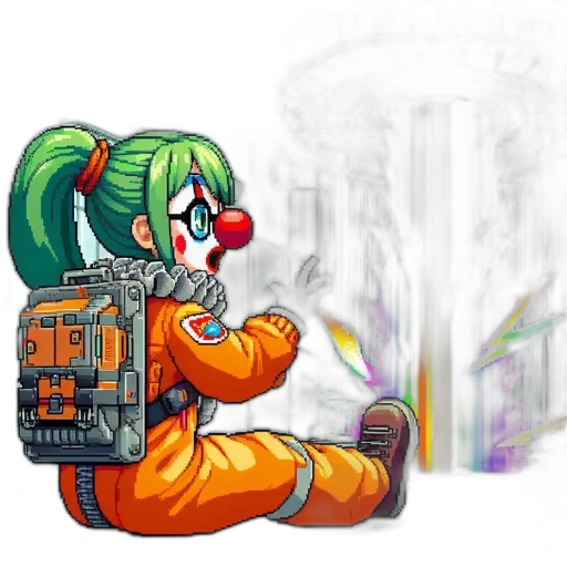 jacket, robot, weapon, cyberpunk transparent PNG cut-out