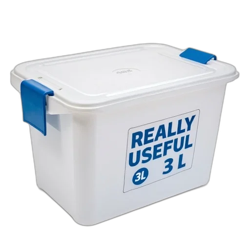 3d render, white, plastic, storage transparent PNG cut-out