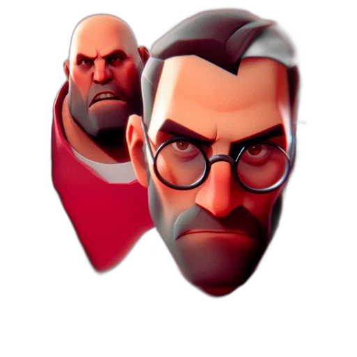 face, mask, concept art, 3d render transparent PNG cut-out