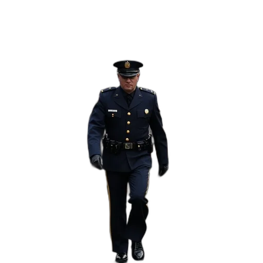 staff, jacket, hat, weapon transparent PNG cut-out