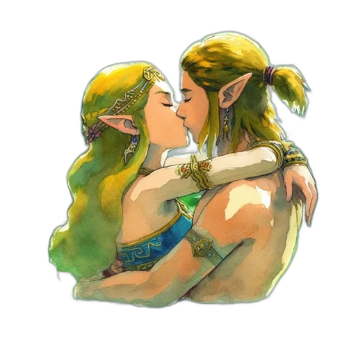 fantasy art, watercolor, concept art, pixel art transparent PNG cut-out