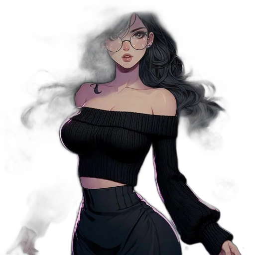 dress, concept art, fantasy art, comic book art transparent PNG cut-out