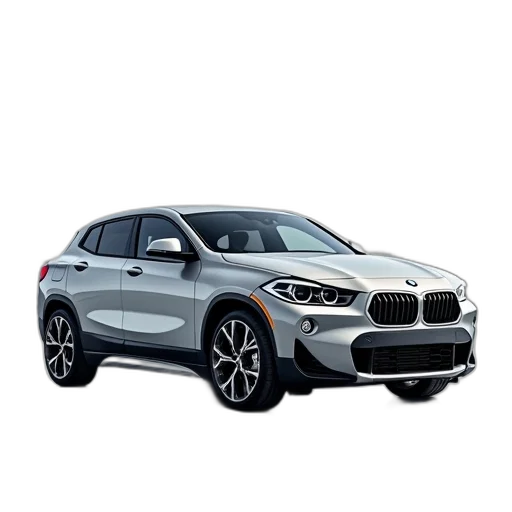 car, silver, 2019, bmw transparent PNG cut-out