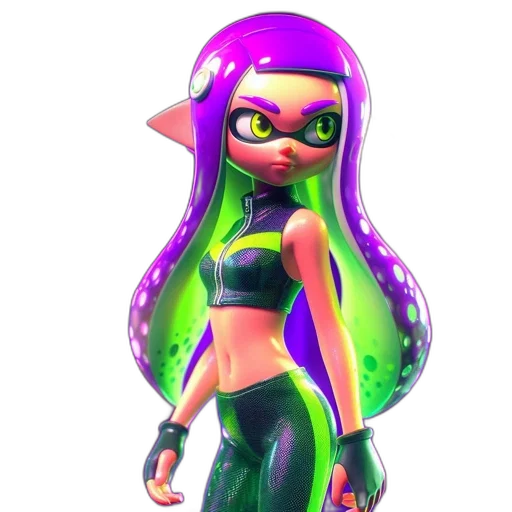 dress, weapon, hair, mask transparent PNG cut-out