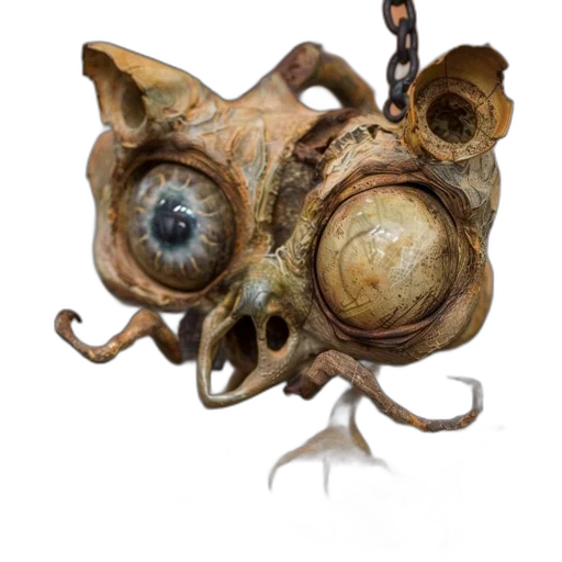 mask, face, creature, staff transparent PNG cut-out