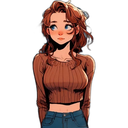 dress, jacket, hair, face transparent PNG cut-out