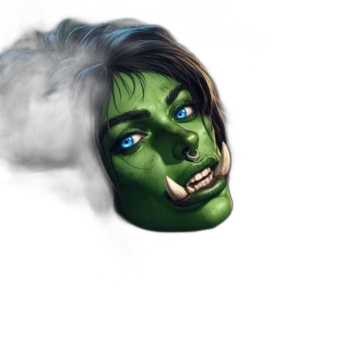mask, face, creature, concept art transparent PNG cut-out