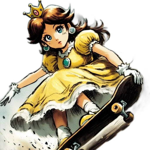 dress, staff, weapon, crown transparent PNG cut-out