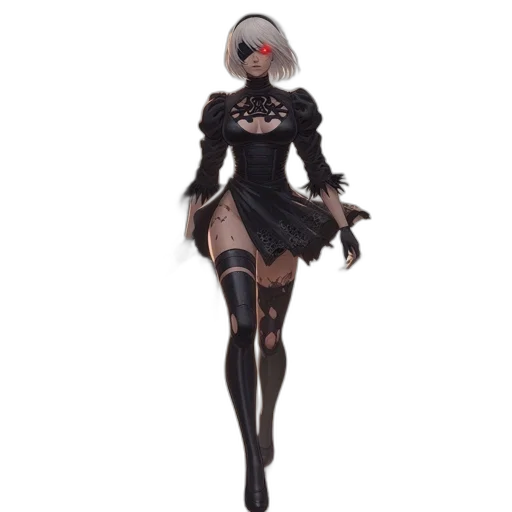 dress, robot, mask, creature transparent PNG cut-out