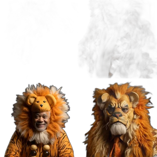mask, animal, creature, jacket transparent PNG cut-out