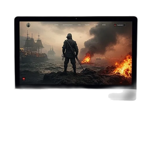 concept art, fog, fire, sunset transparent PNG cut-out
