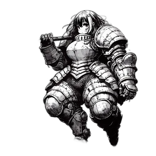weapon, sword, robot, creature transparent PNG cut-out