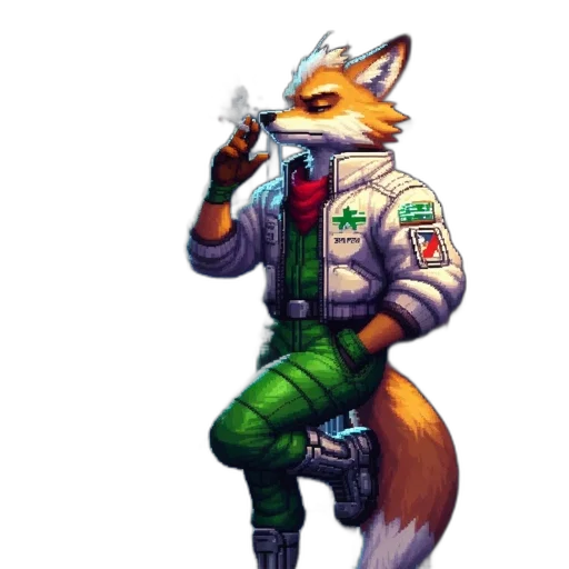 jacket, staff, animal, weapon transparent PNG cut-out