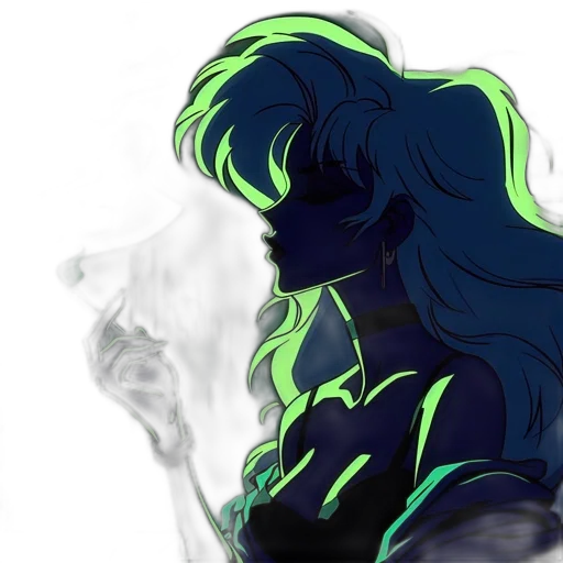 anime, concept art, vaporwave, comic book art transparent PNG cut-out