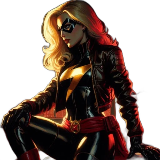 jacket, comic book art, concept art, red transparent PNG cut-out
