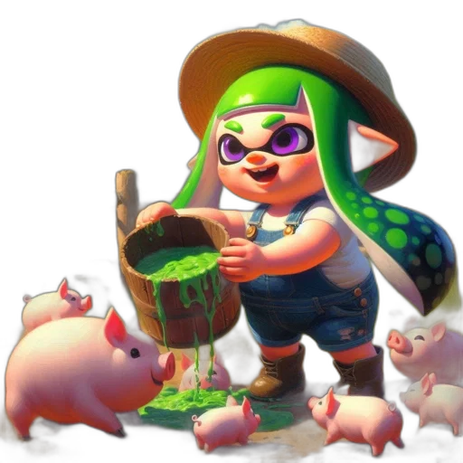 weapon, staff, animal, hat transparent PNG cut-out
