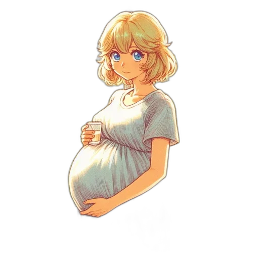 dress, food, staff, pixel art transparent PNG cut-out