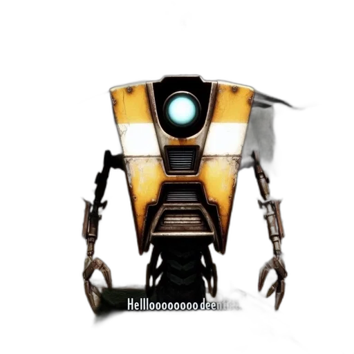 robot, concept art, 3d render, pixel art transparent PNG cut-out