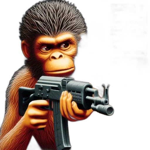 animal, weapon, photorealistic, concept art transparent PNG cut-out