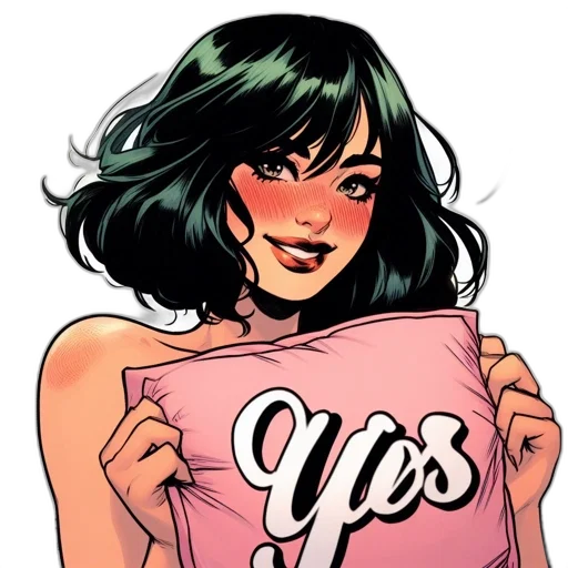 dress, comic book art, concept art, cartoon transparent PNG cut-out