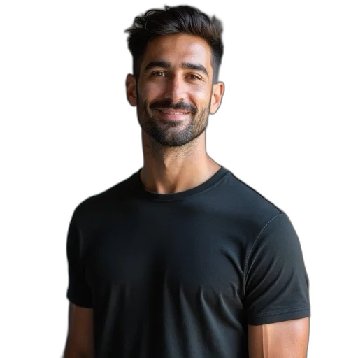 staff, face, hair, jacket transparent PNG cut-out