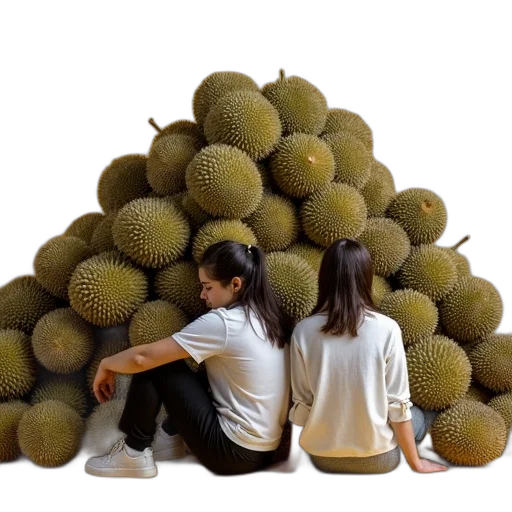 food, jacket, creature, hair transparent PNG cut-out