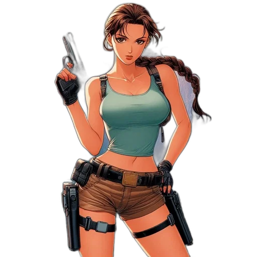 weapon, comic book art, concept art, pixel art transparent PNG cut-out