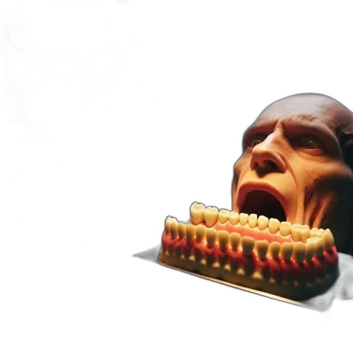 food, face, crown, creature transparent PNG cut-out