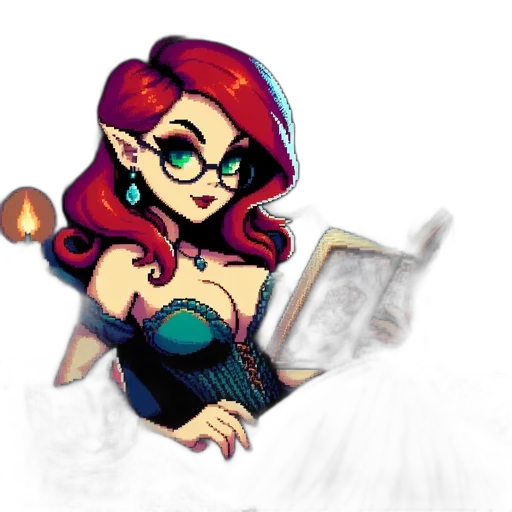 fantasy art, cartoon, pixel art, comic book art transparent PNG cut-out