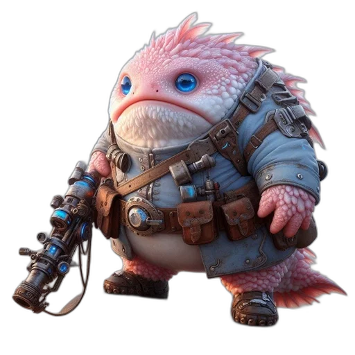 creature, dragon, animal, staff transparent PNG cut-out