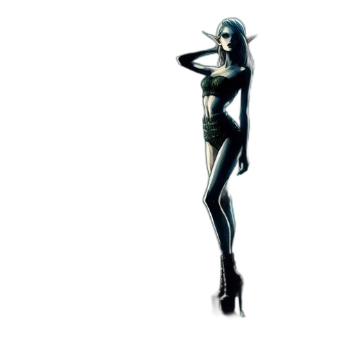 robot, creature, dress, weapon transparent PNG cut-out