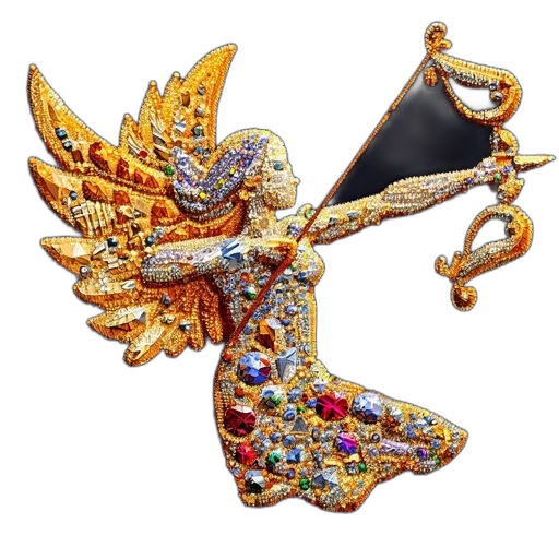 jewelry, staff, crown, sword transparent PNG cut-out