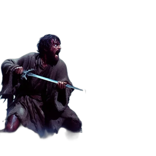 sword, staff, weapon, creature transparent PNG cut-out
