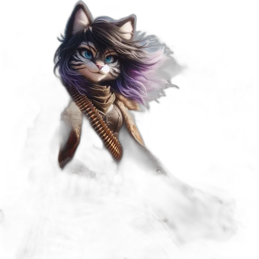 staff, weapon, creature, fantasy art transparent PNG cut-out